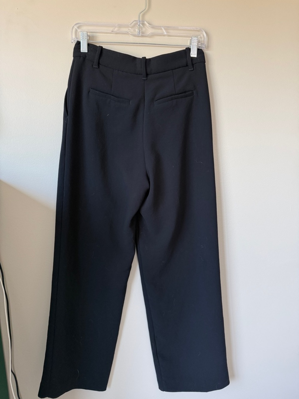Wilfred Effortless Black Wide-Leg Trousers - Picture 3 of 8